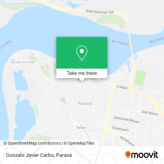 Gonzalo Javier Carbo map