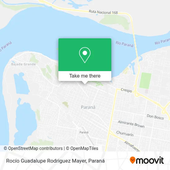 Rocío Guadalupe Rodriguez Mayer map