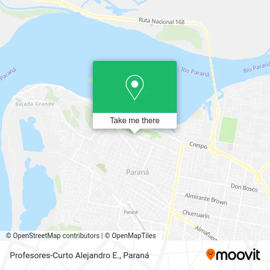 Profesores-Curto Alejandro E. map