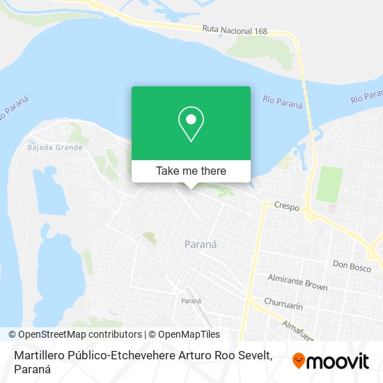 Martillero Público-Etchevehere Arturo Roo Sevelt map