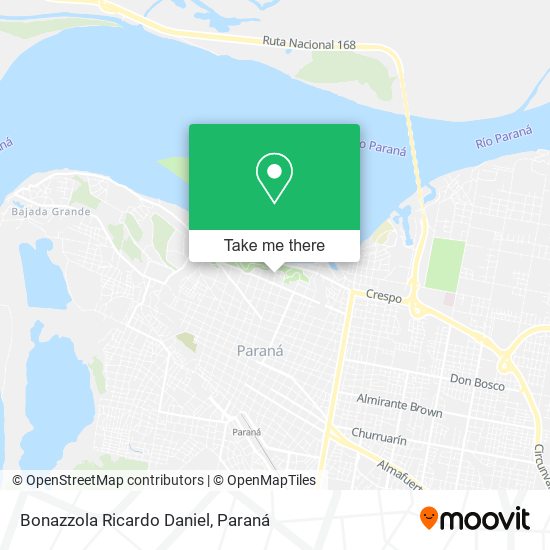 Bonazzola Ricardo Daniel map