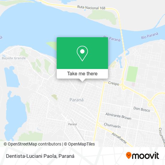 Dentista-Luciani Paola map