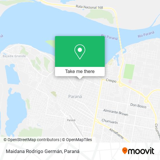 Maidana Rodrigo Germán map