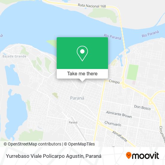 Yurrebaso Viale Policarpo Agustín map