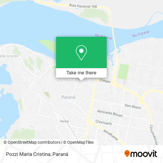 Mapa de Pozzi Maria Cristina