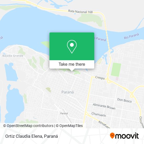 Ortiz Claudia Elena map