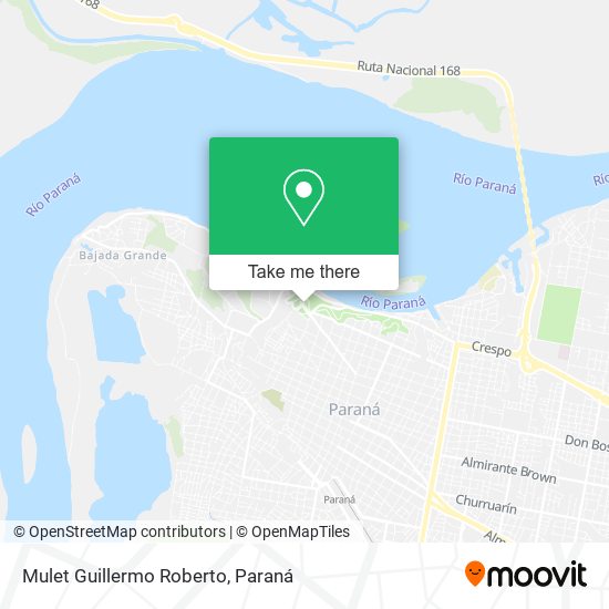 Mapa de Mulet Guillermo Roberto