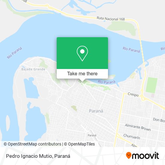 Pedro Ignacio Mutio map