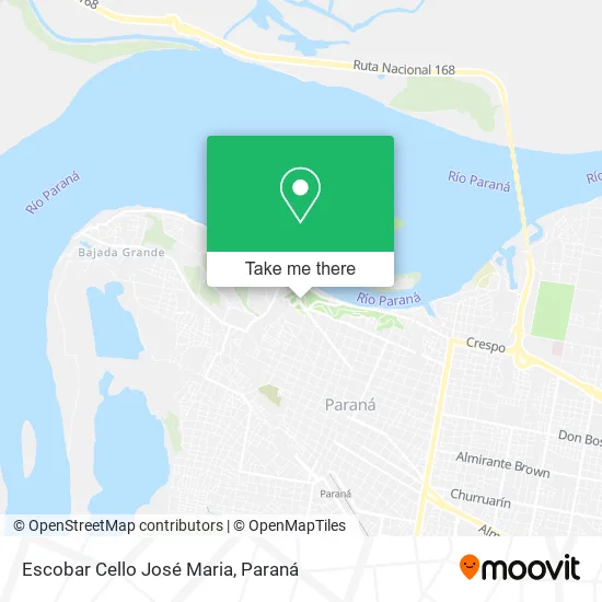 Escobar Cello José Maria map