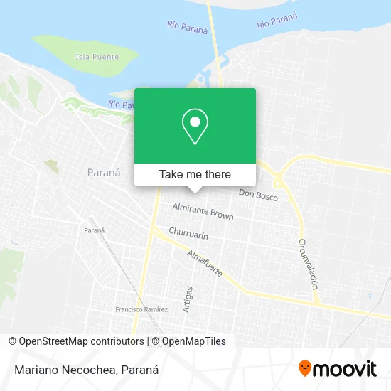 Mapa de Mariano Necochea