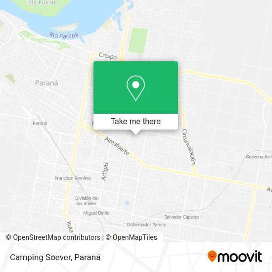 Mapa de Camping Soever