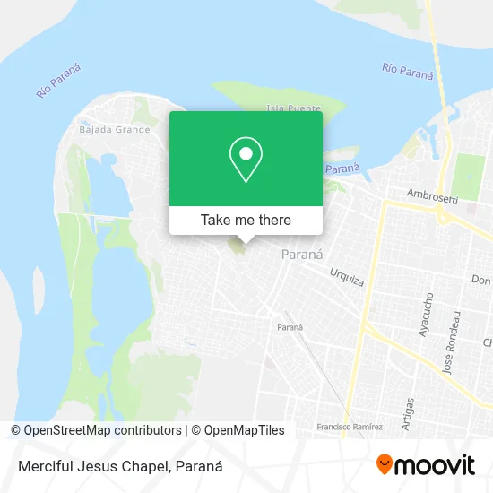 Merciful Jesus Chapel map