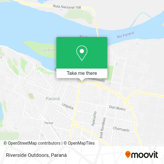 Riverside Outdoors map