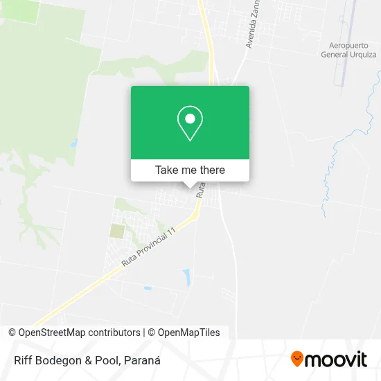 Riff Bodegon & Pool map