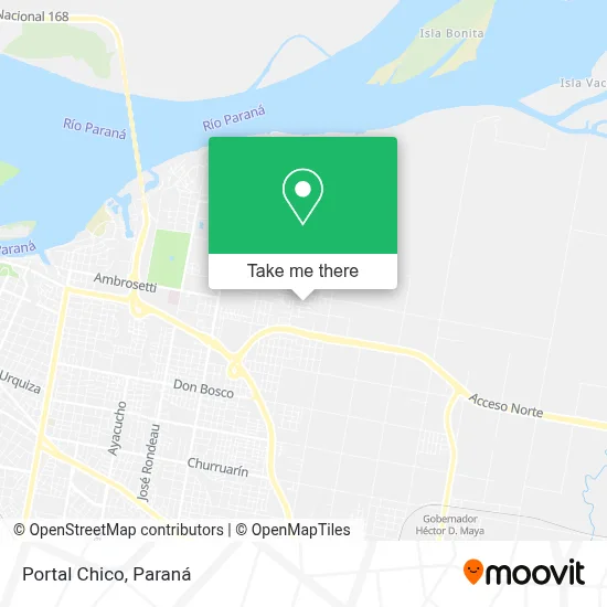 Portal Chico map