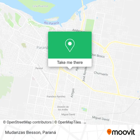 Mudanzas Besson map