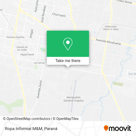 Ropa Informal M&M map