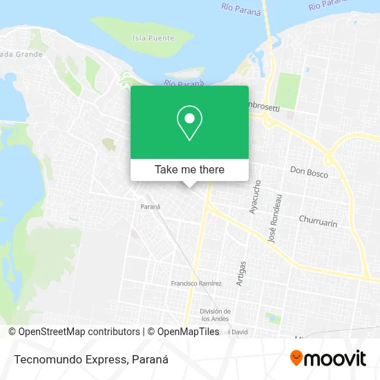 Tecnomundo Express map
