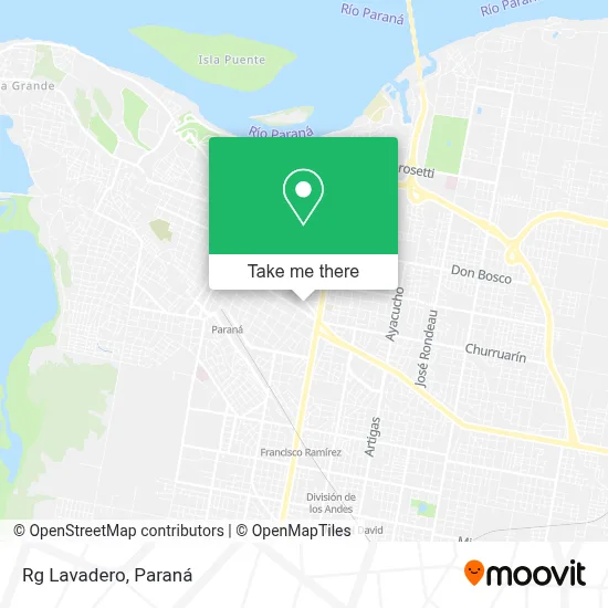 Rg Lavadero map