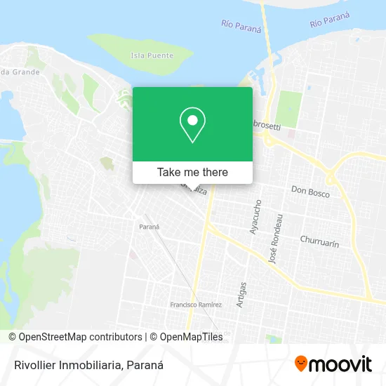 Rivollier Inmobiliaria map