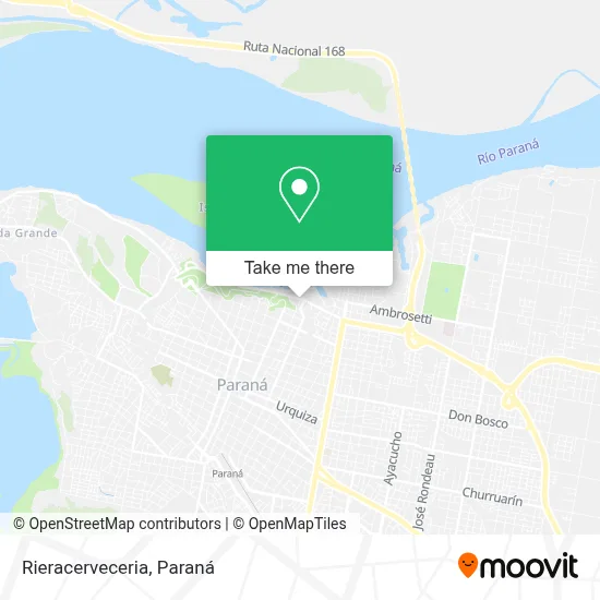 Rieracerveceria map
