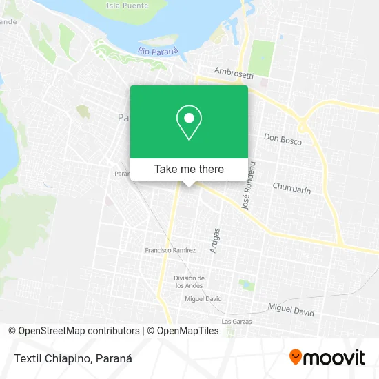 Textil Chiapino map