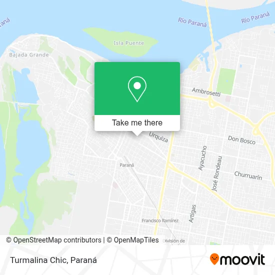 Turmalina Chic map