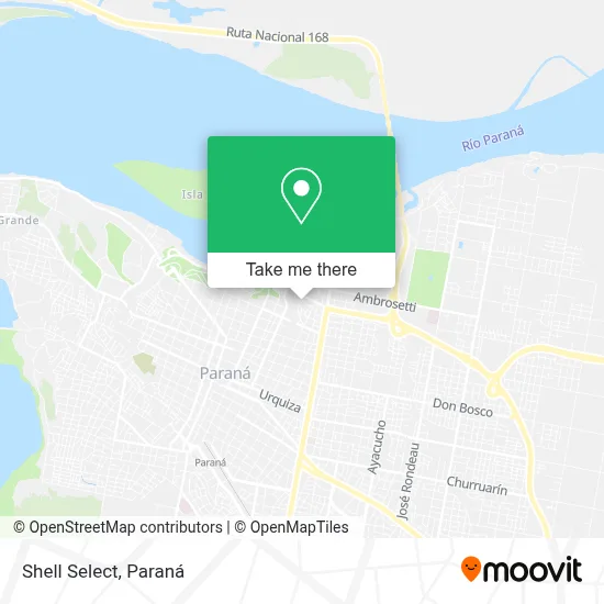 Shell Select map