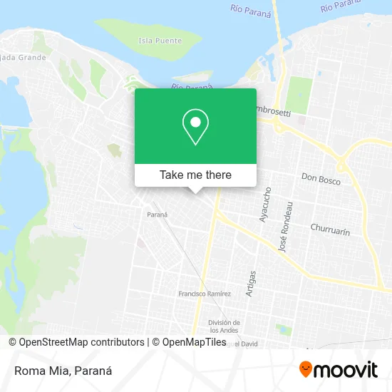 Roma Mia map