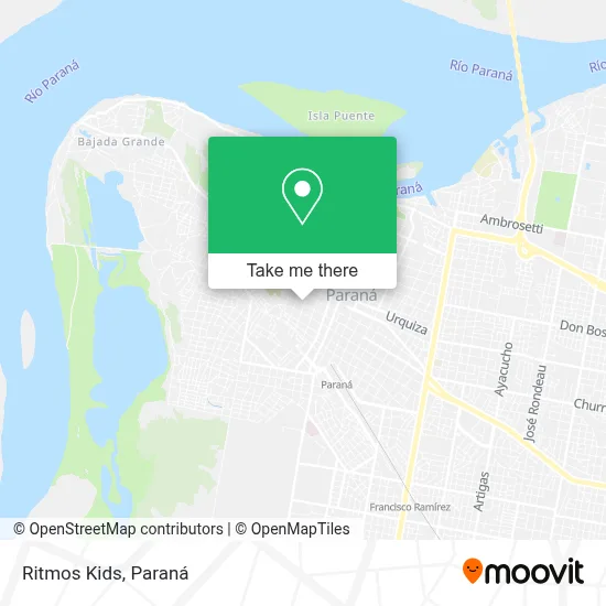 Ritmos Kids map