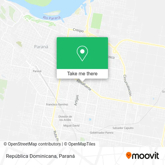 República Dominicana map