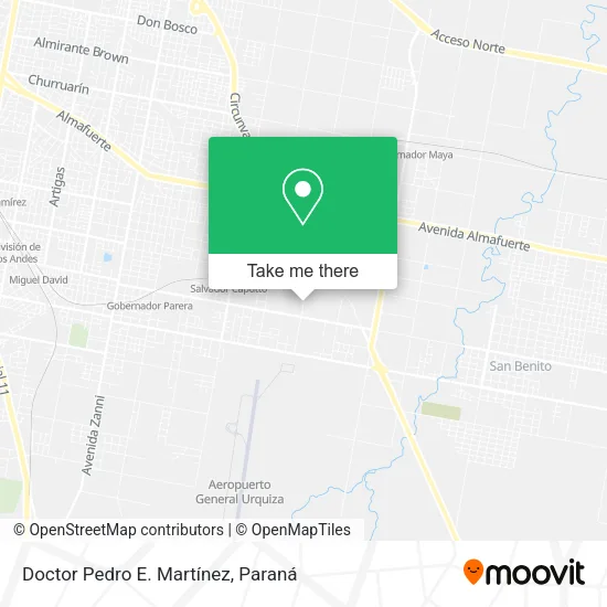 Mapa de Doctor Pedro E. Martínez
