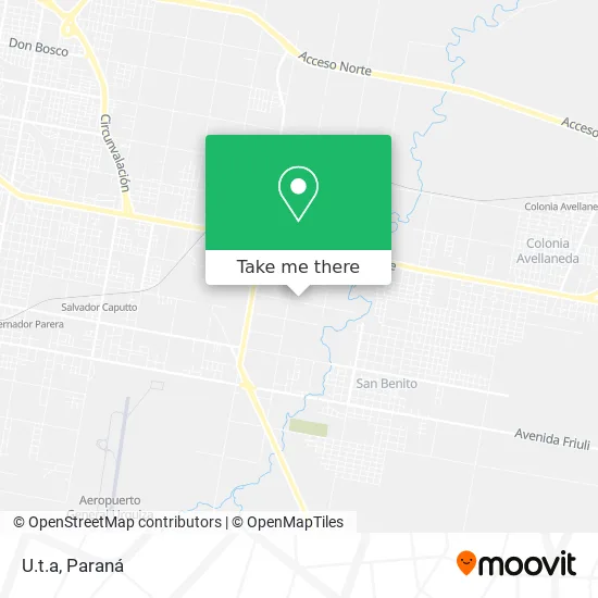 U.t.a map