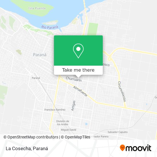 Mapa de La Cosecha