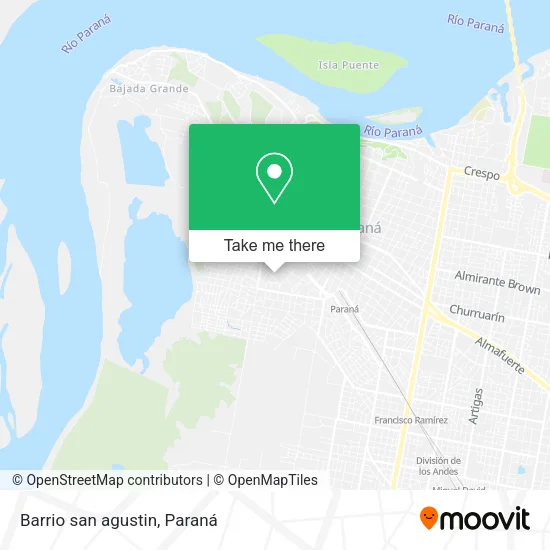 Mapa de Barrio san agustin