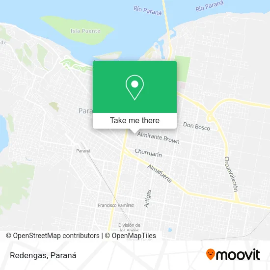 Mapa de Redengas