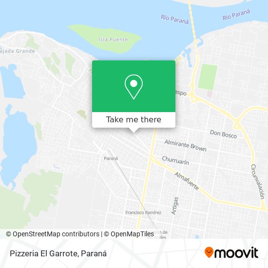 Pizzeria El Garrote map