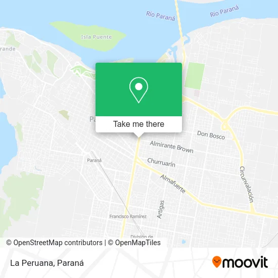 Mapa de La Peruana