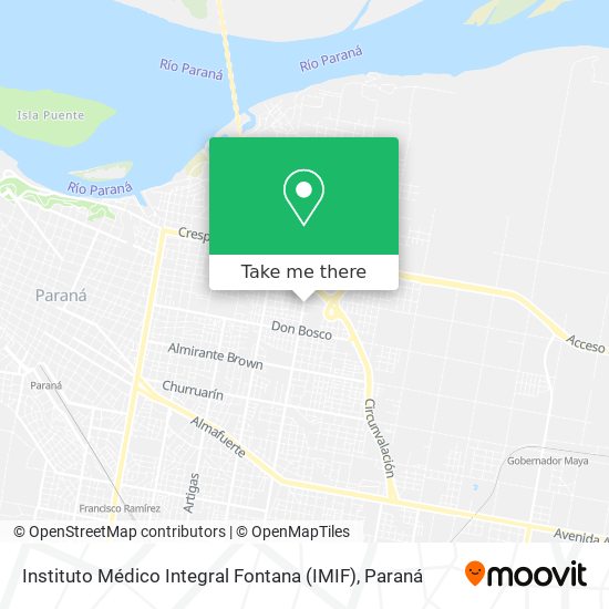 Instituto Médico Integral Fontana (IMIF) map