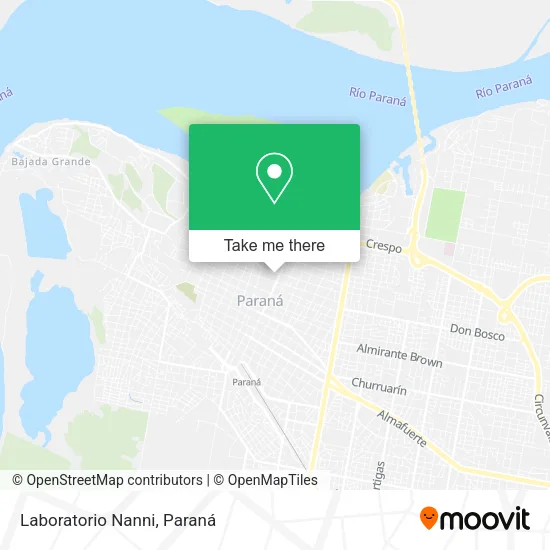 Mapa de Laboratorio Nanni