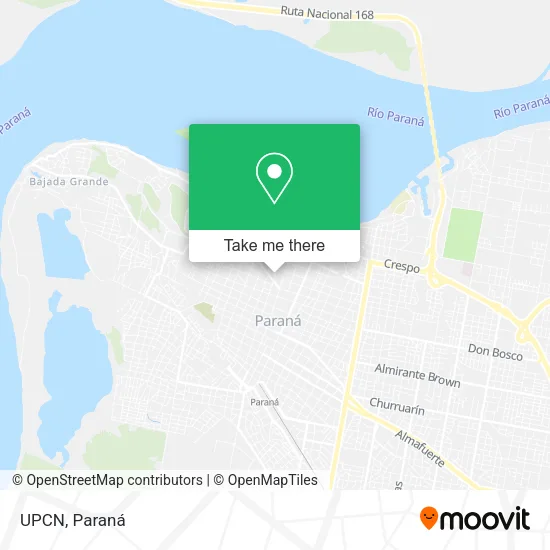 Mapa de UPCN