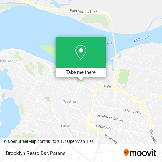 Mapa de Brooklyn Resto Bar