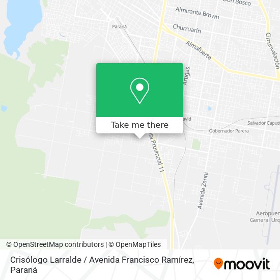 Crisólogo Larralde / Avenida Francisco Ramírez map