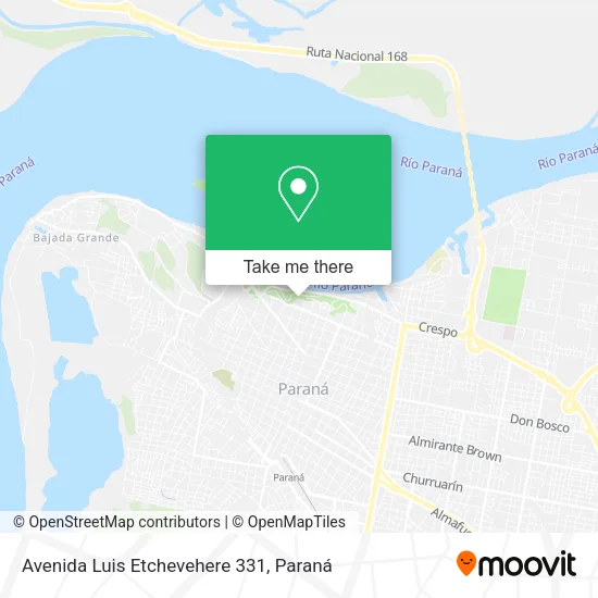 Avenida Luis Etchevehere 331 map