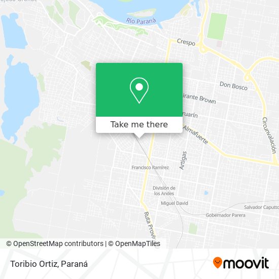 Mapa de Toribio Ortiz