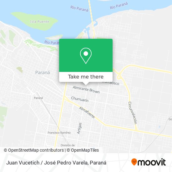 Juan Vucetich / José Pedro Varela map