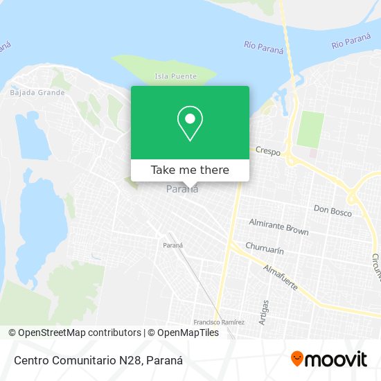 Centro Comunitario N28 map