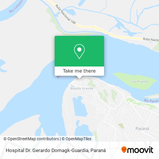 Hospital Dr. Gerardo Domagk-Guardia map