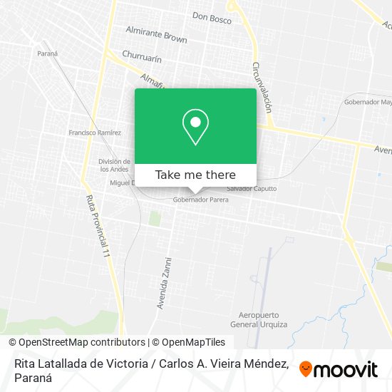 Rita Latallada de Victoria / Carlos A. Vieira Méndez map