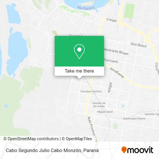 Cabo Segundo Julio Cabo Monzón map